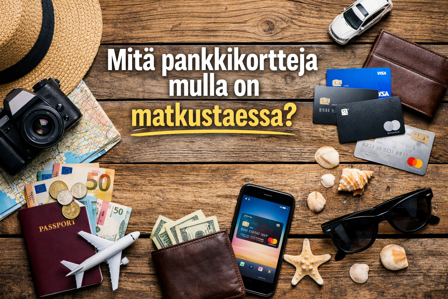 Pankkikortit matkustamiseen