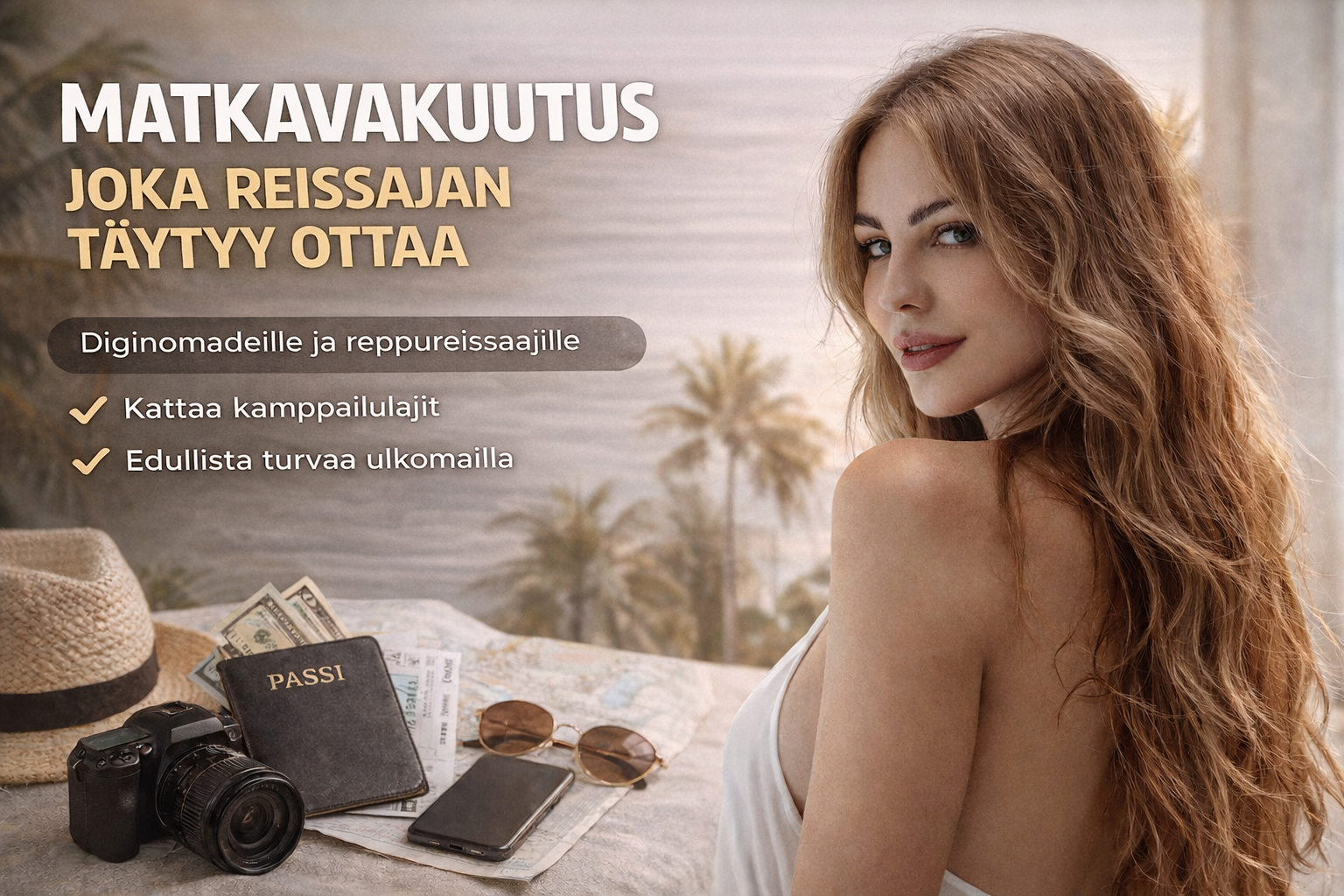 Matkavakuutus diginomadeille ja reppureissaajille