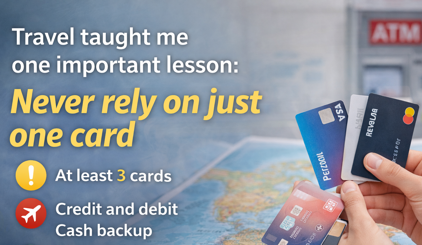 Travel tips - everyone needs a credit card